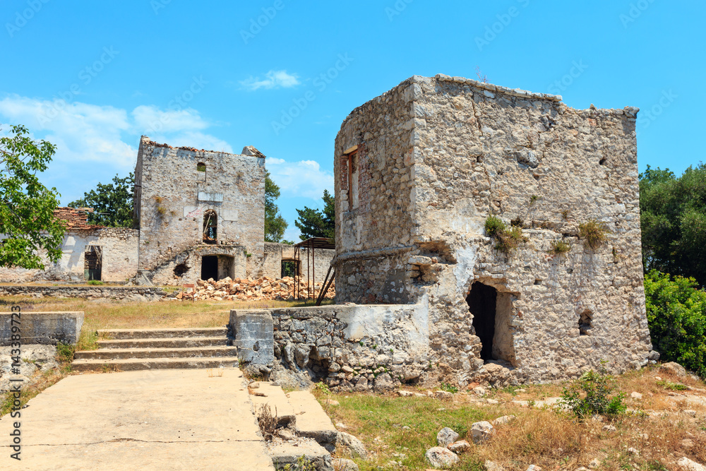 Monastery ruins, Albania.