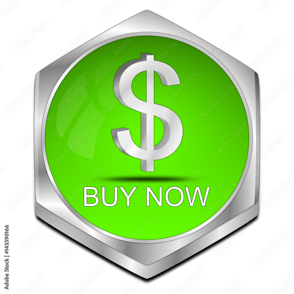 Buy now Button - 3D illustration Buy now Button - 3D illustration