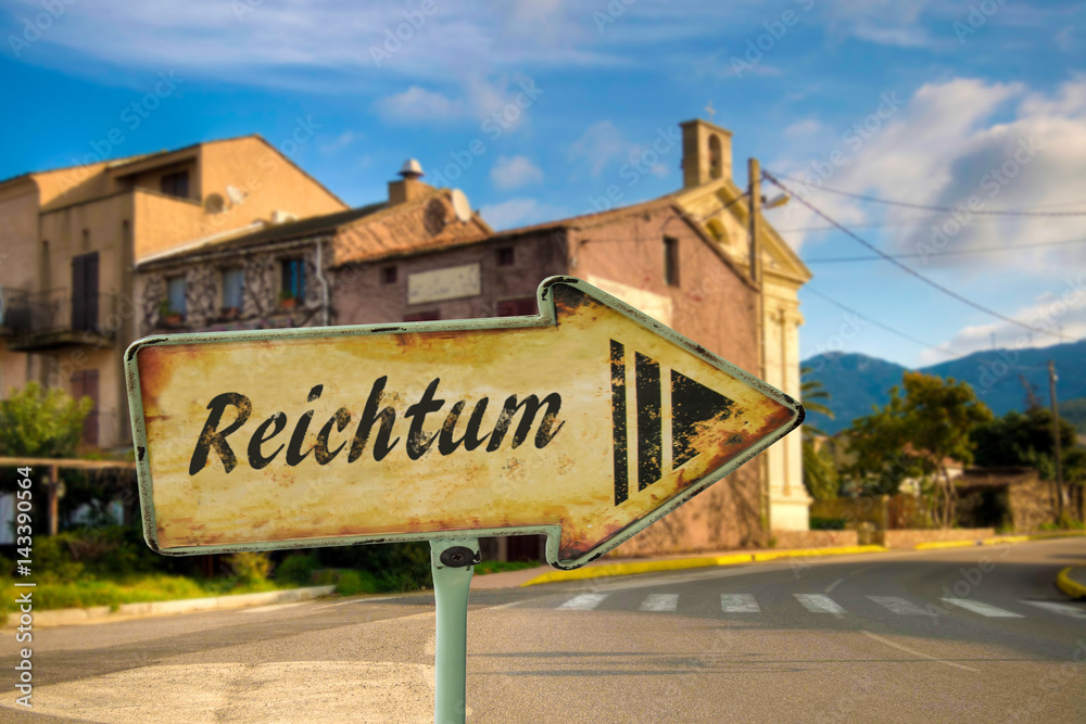 Schild 198 - Reichtum