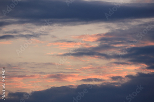 clouds in the sky at sunset © Галина тарасенко