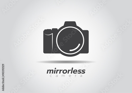mirrorless cameras. Logo design
