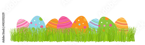 EASTER EGG HIDDEN IN GRASS