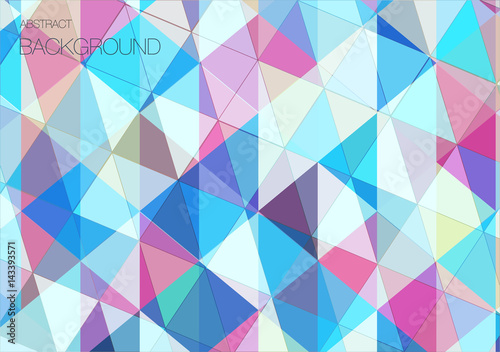 Cool abstract triangle geometric background