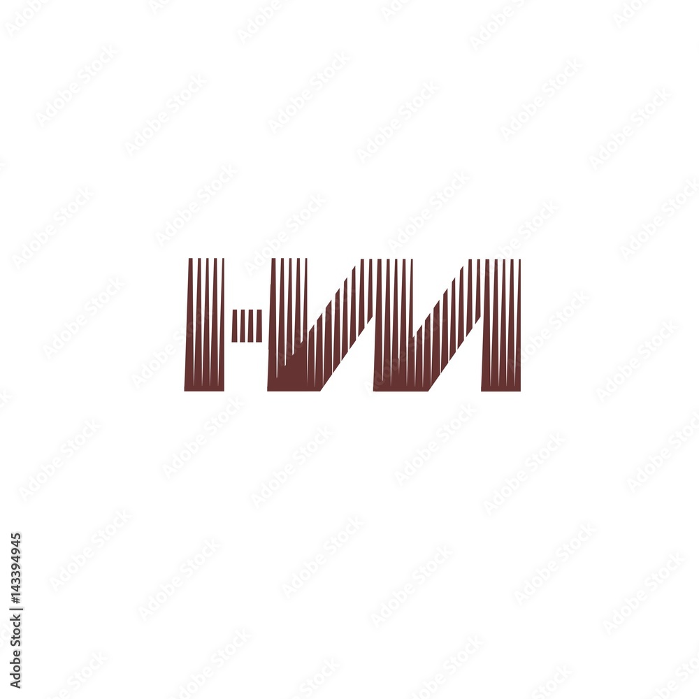 letter HM logo vector letter HM logo vector