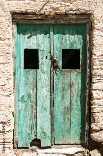 Cycladic Green Door