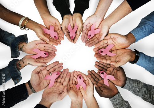 Diverse Hands together in circle