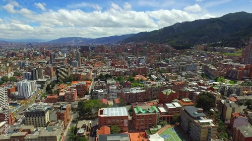 Wallpaper Mural Aereo city buildings bogota Torontodigital.ca