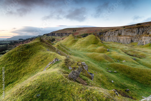 Llangattock Escarpment in the Brecon Beacons photo