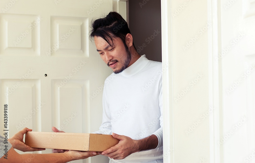 door to door delivery concept. door to door delivery concept.