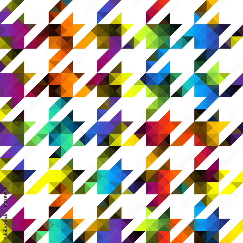 Seamless Hounds-tooth pattern Seamless Hounds-tooth pattern
