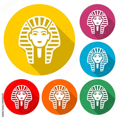 Pharaoh icon - simple vector Illustration