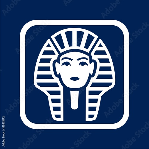 Pharaoh icon - simple vector Illustration
