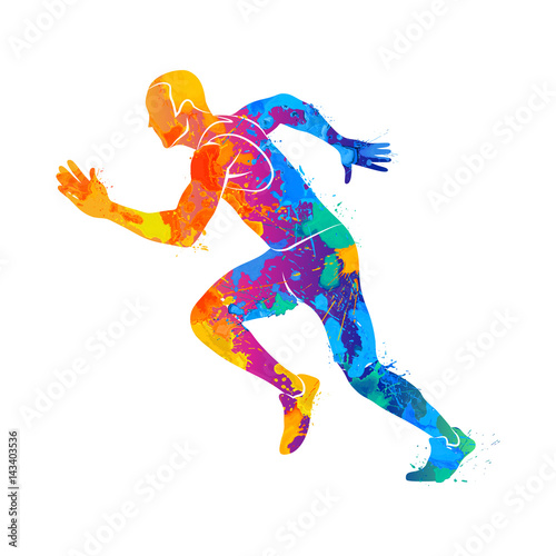 Running, sprinter, athlete