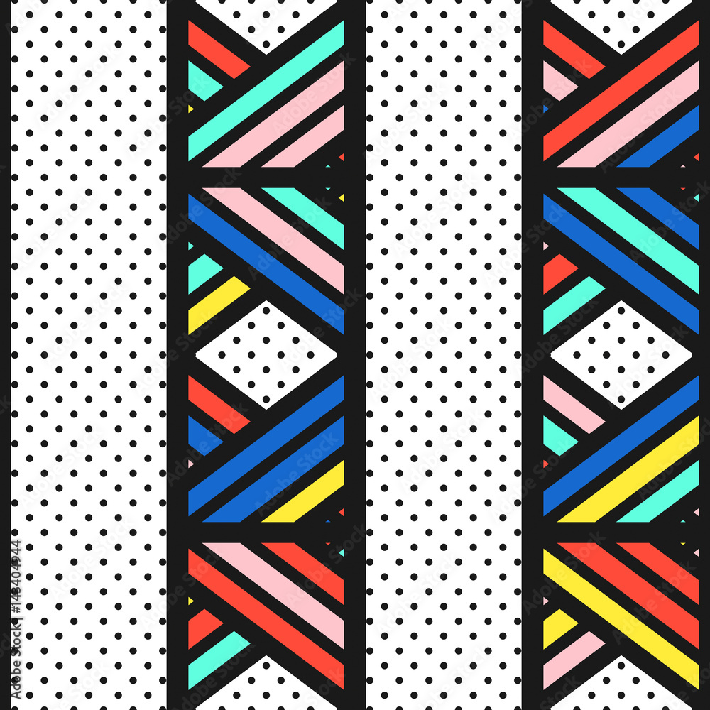 Colorful bright seamless pattern Colorful bright seamless pattern