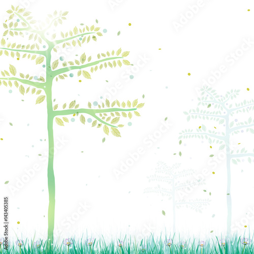 abstract spring time background with flowers, nature summer floral wallpaper.
