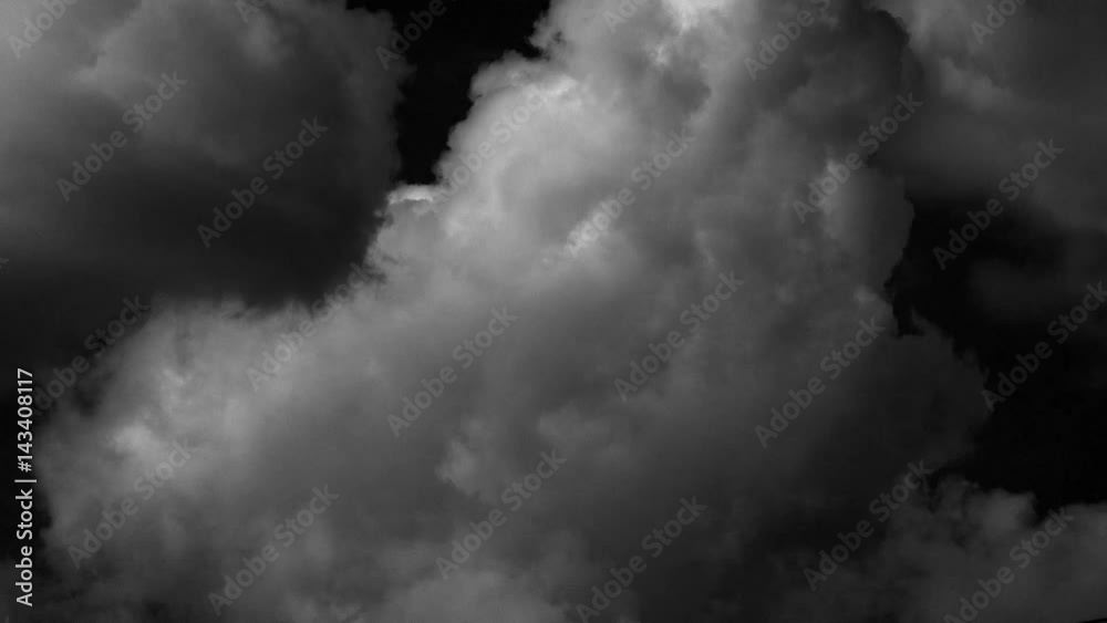 Time lapse of clouds, Black and White Time lapse of clouds, Black and White