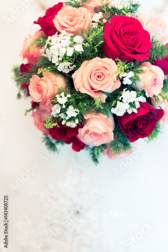 beautiful fresh flower on wedding © zhu difeng
