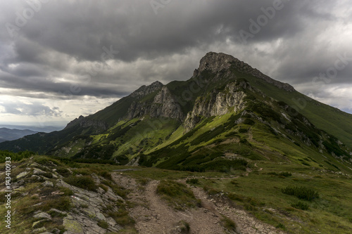 View from a trail Belianske Tatry Mountains Slovakia