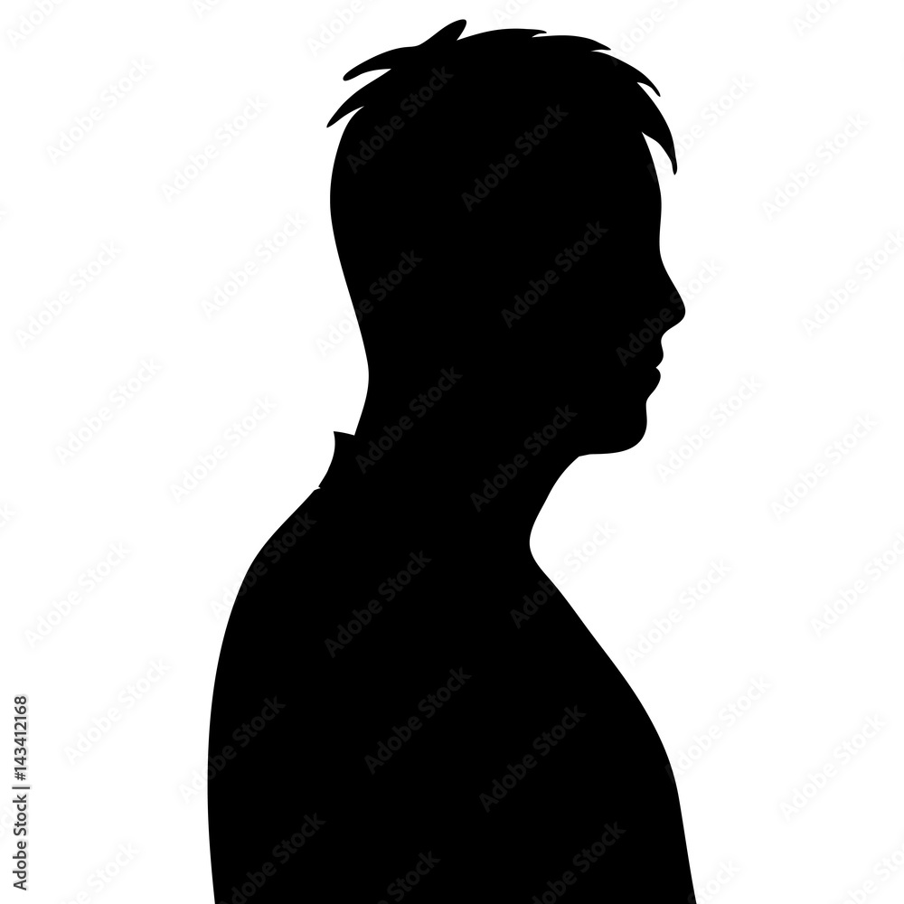 man face silhouette