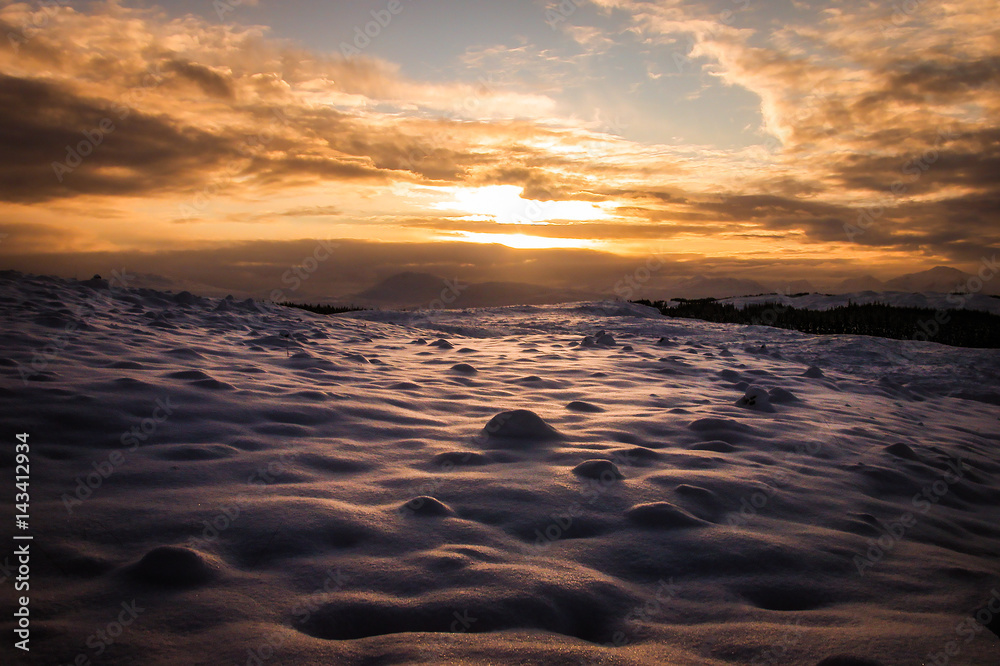 Obraz premium Scotland Snow