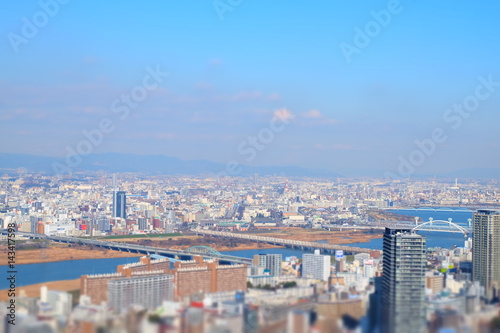 大阪の都市風景 