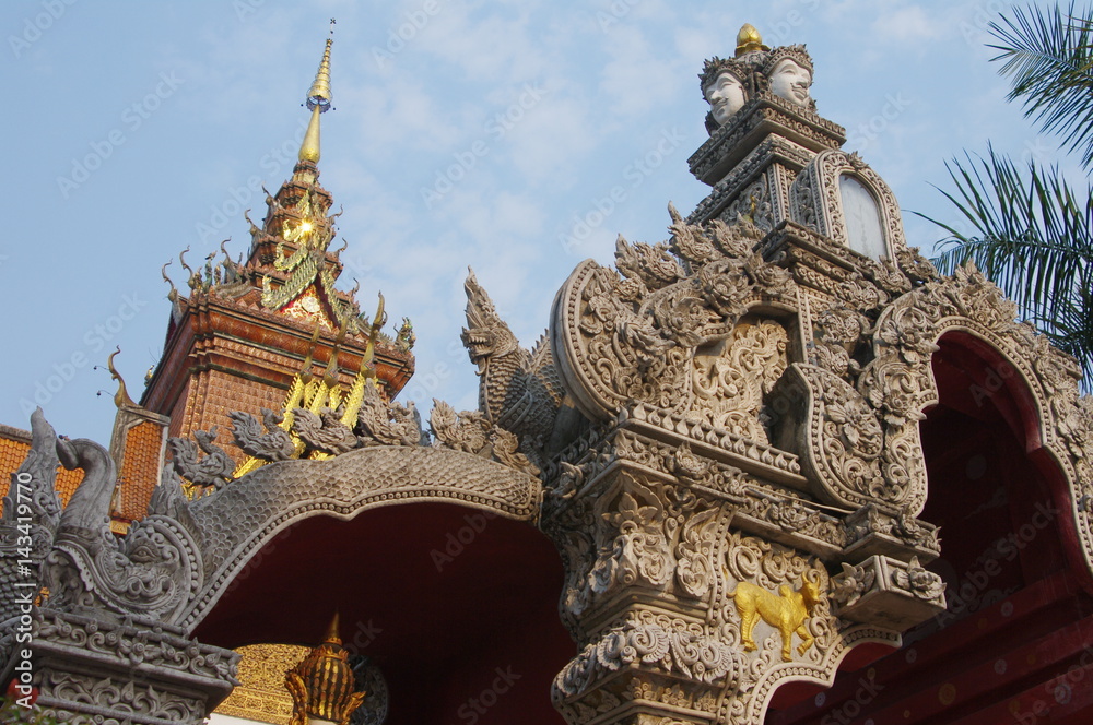 Fototapeta premium architecture of thailand temple.