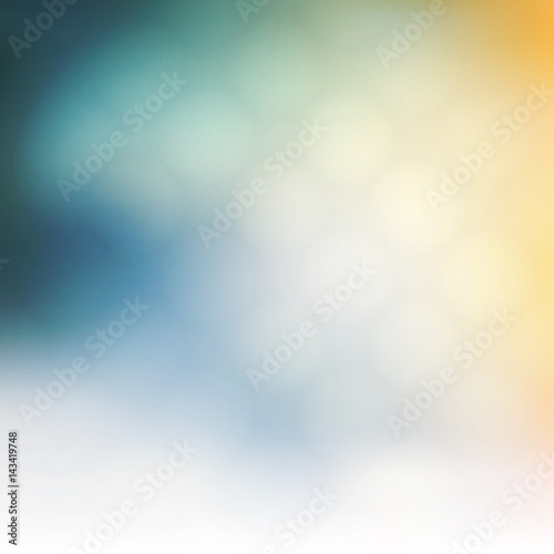 Colorful Cover Design Template with Abstract, Blurred Background for Christmas, New Year or Other Holiday Designs