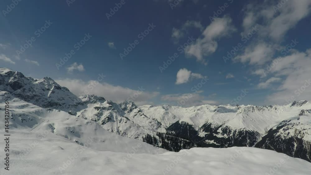 Silvretta Panorama im Winter