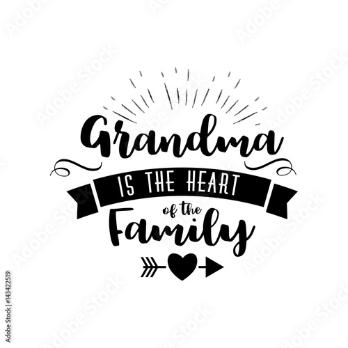 Best grandma handwritten in black