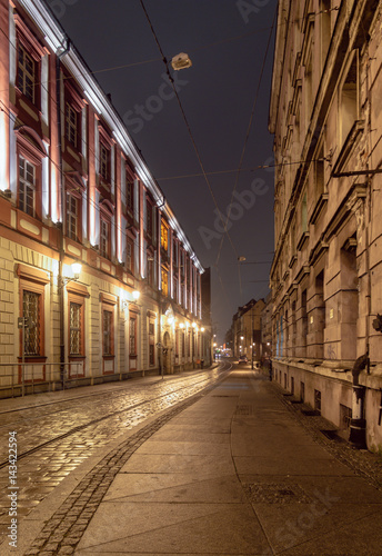 Wroclaw at night, Poland