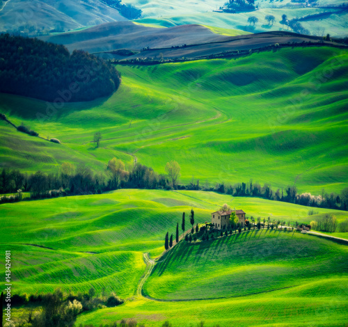 Tuscany, spring landscape
