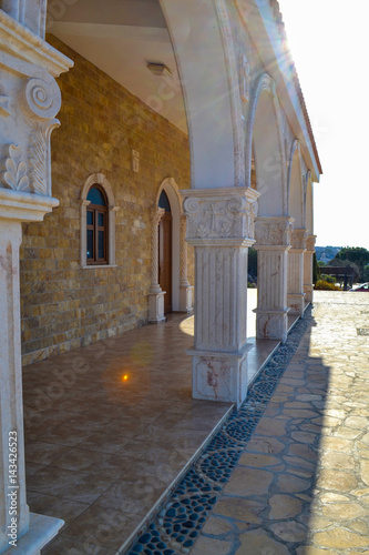 Arches of the church of St. Epiphanius. Cyprus. Ayia Napa photo