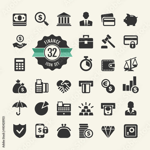Money, finance, payments web Icon collection 
