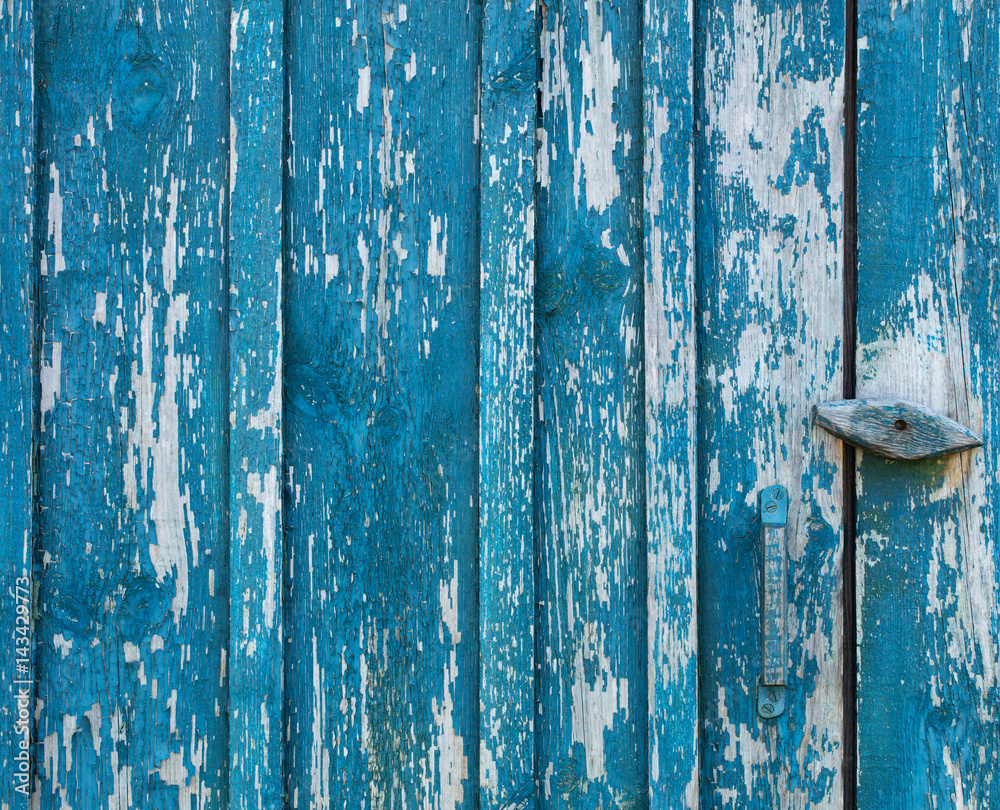 Old wooden door, boards, shabby paint, wooden texture Old wooden door, boards, shabby paint, wooden texture