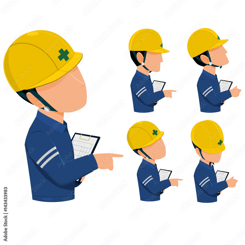inspector are patrolling construction site or factory
inspector are patrolling construction site or factory