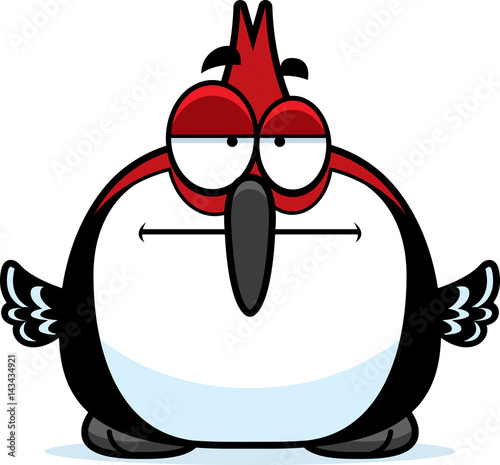 Bored Little Woodpecker