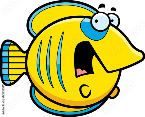 Scared Cartoon Butterflyfish