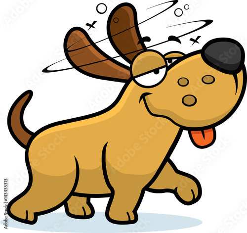 Drunk Cartoon Dog