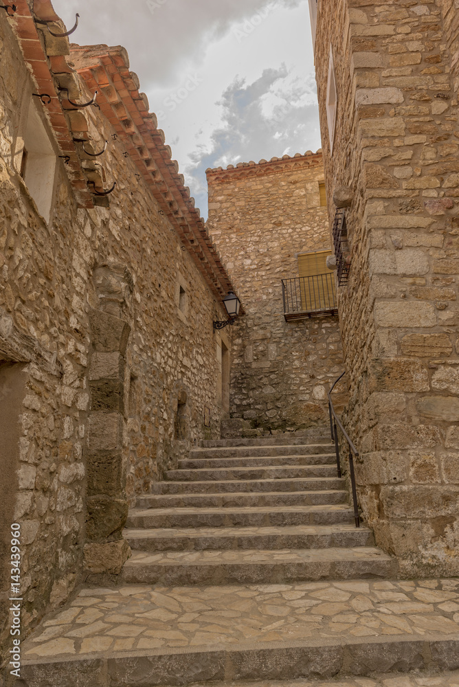 The town of Culla in Castellón, Valencia