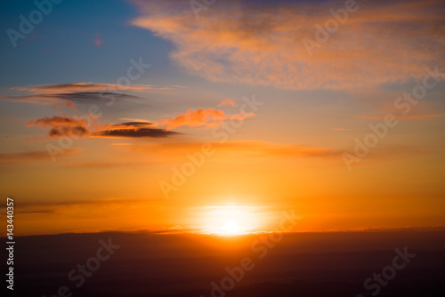 Sunrise at Kirifuri highland