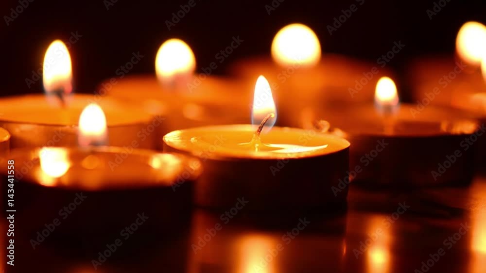 Burning candles. Candles light background. Candle flame at night. Burning candles. Candles light background. Candle flame at night.