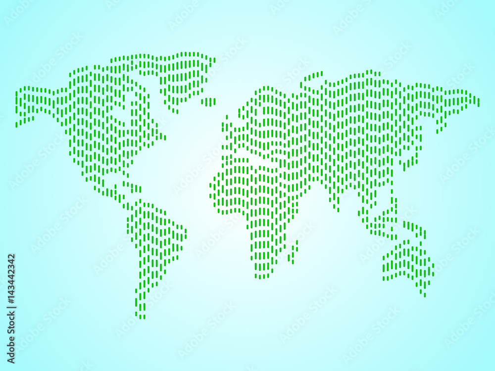 Obraz premium World Map, vector illustration, EPS 10. abstract background.