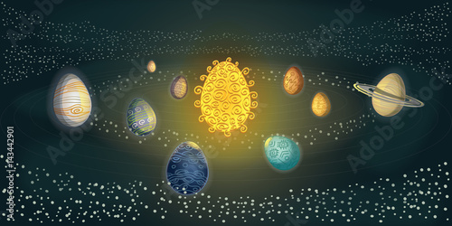 Happy Easter Solar System