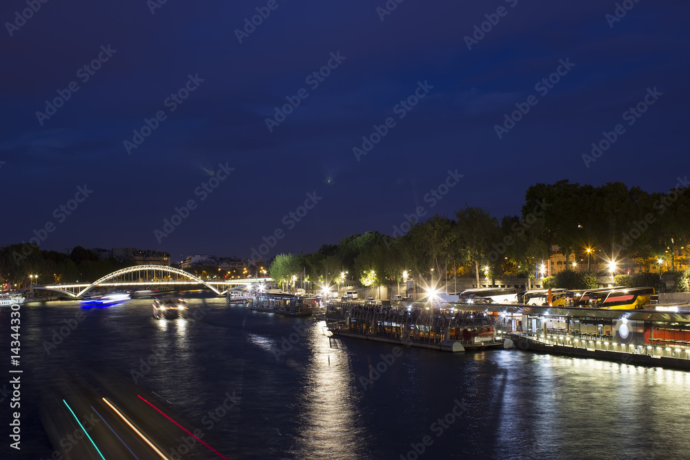 River Sena in Paris by Night