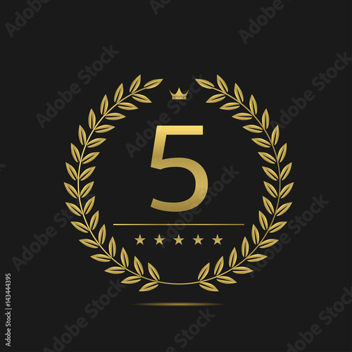 Five stars label