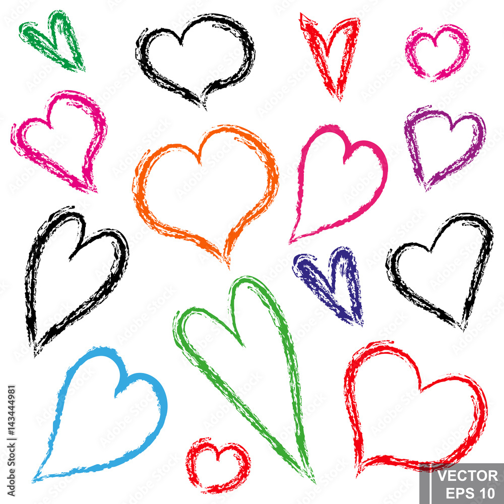 Hearts. Background. Valentine's Day. Love. Feelings. Set. For your design. Hearts. Background. Valentine's Day. Love. Feelings. Set. For your design.