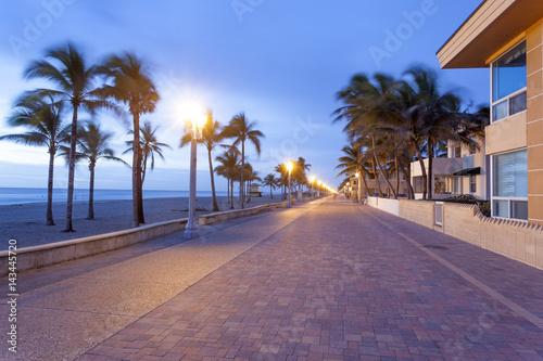 Hollywood Beach Broadwalk, Florida photo