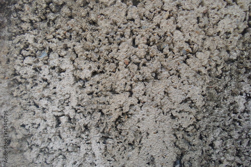 Close-up to crack surface stone wall background