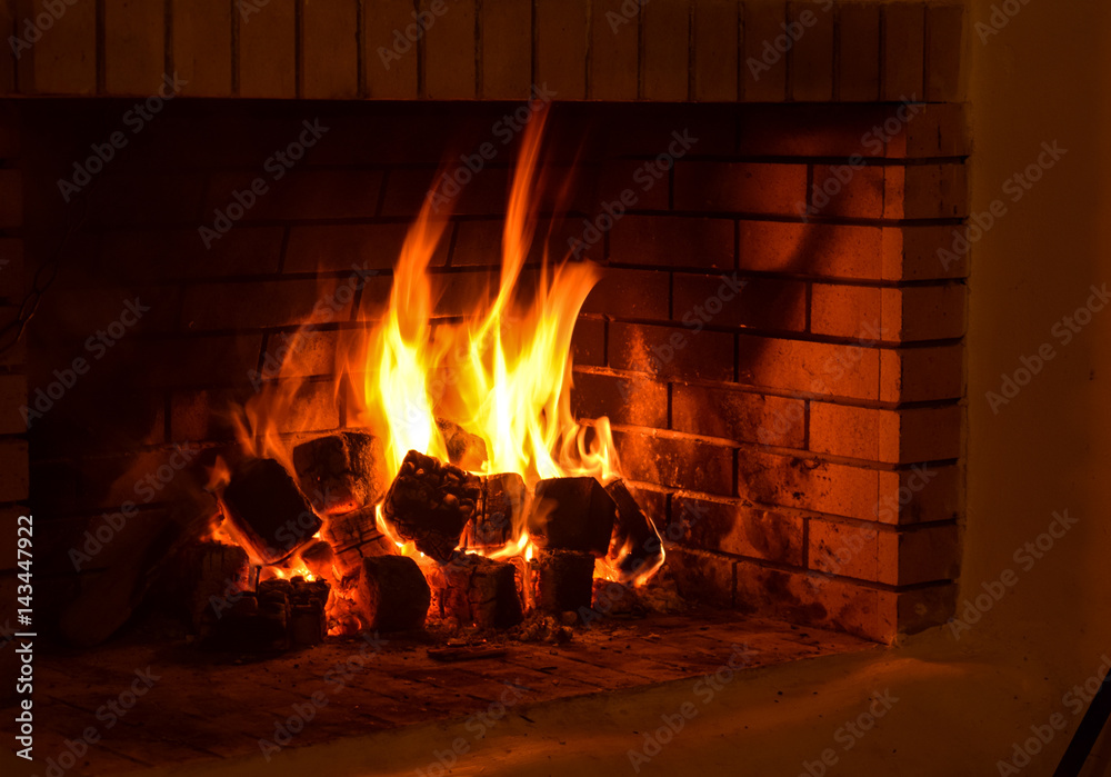 Obraz premium Fireplace