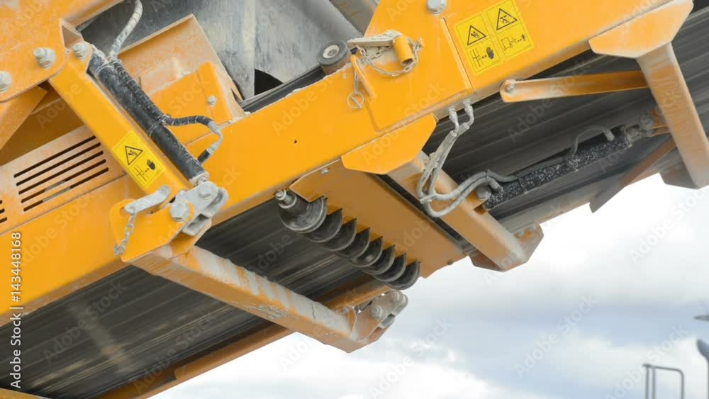 Stone crusher at the quarry